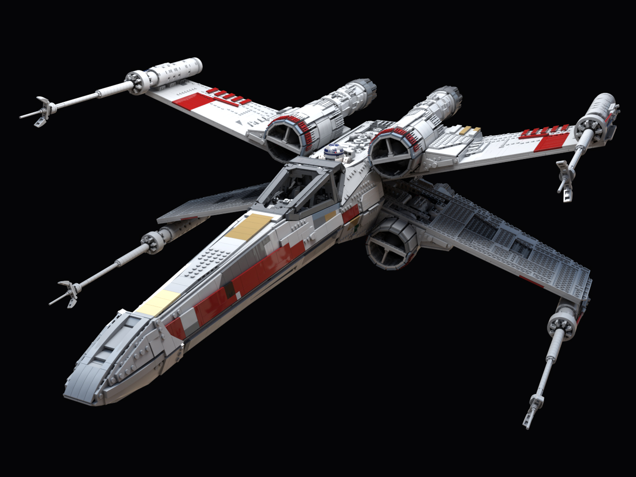 Fight for Rebels piloting this outstanding X-wing as big as the LEGO sets - The Brick The Brick