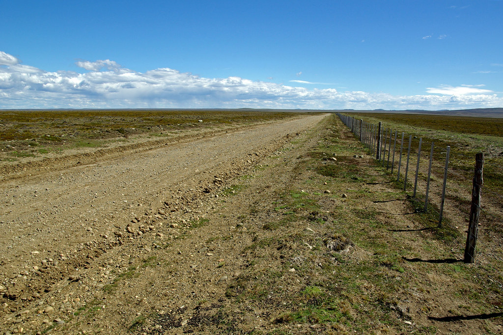 Steppe in Patagonia, Chile.