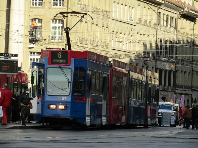 Regionalverkehr Bern-Solothurn Tram - 87 - EULR20210116EuroLightRail
