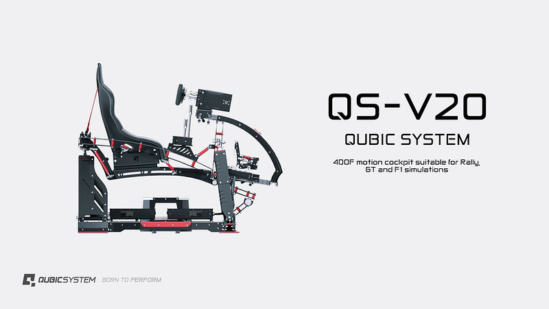 Qubic System QS-V20 4DOF Motion Simulator Side View