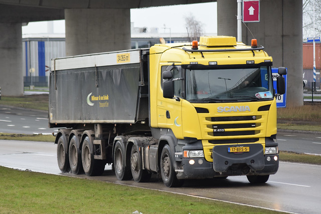 Scania R410 from van Millenaar & van Schaik Transport