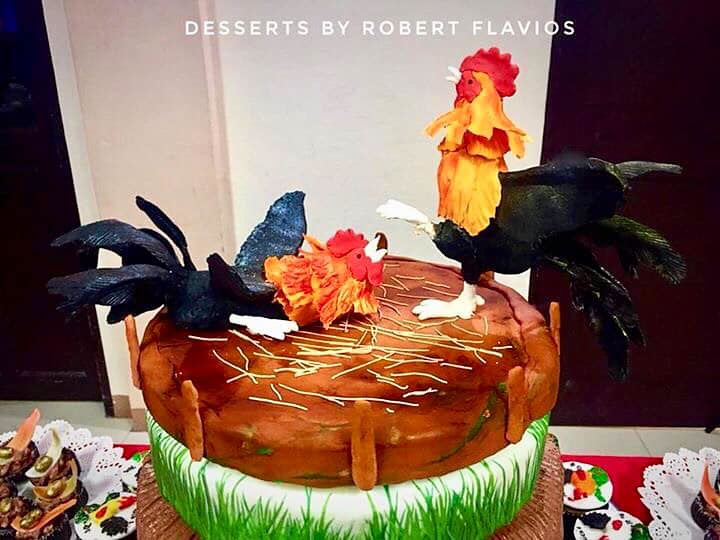 Sabongero (Cockfighting) Cake from Desserts by Robert Flavios