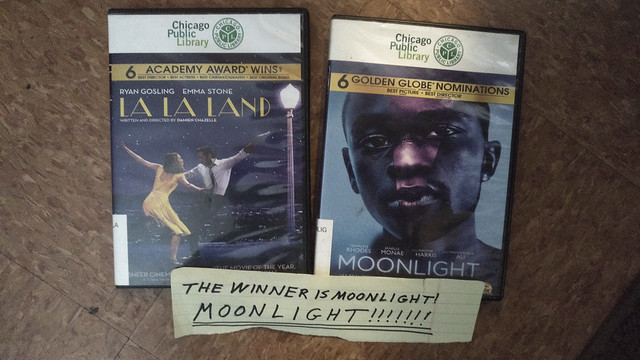 The Winner is Moonlight. MOONLIGHT!!