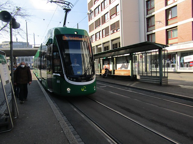 BVB Trams Basel - 6017 - EULR20210242EuroLightRail