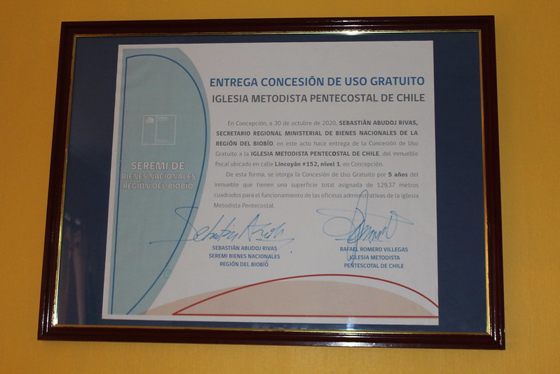 Bendición de nuevas oficinas IMPCH Concepción