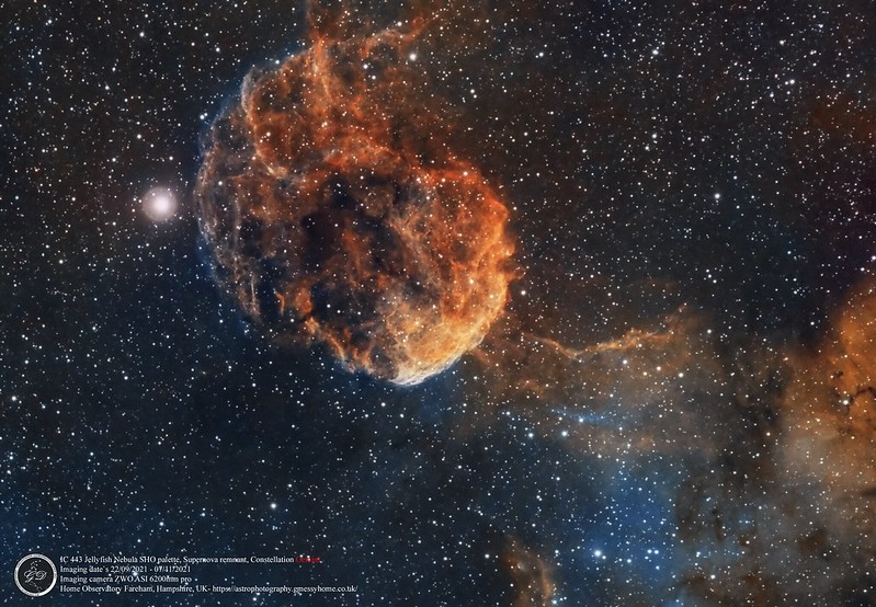 IC 443 Jellyfish nebula