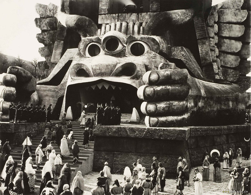 Cabira, Silent Film Still, The Temple of Moloch, 1914
