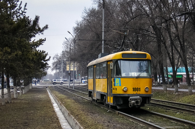 Almaty tramway (closed): Tatra T4D # 1001