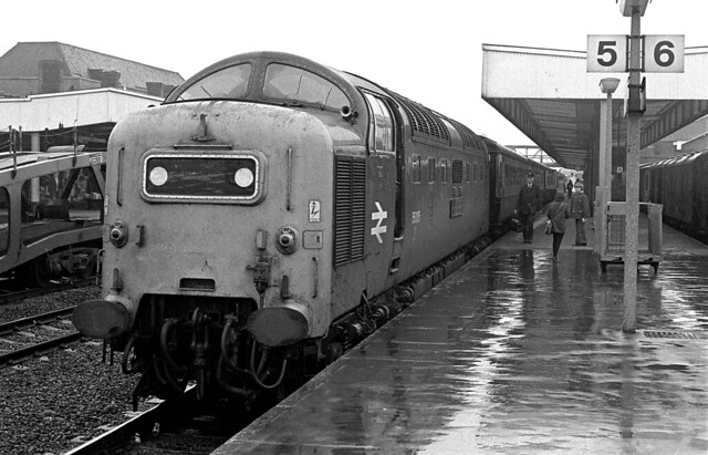 Doncaster in the rain 1976.