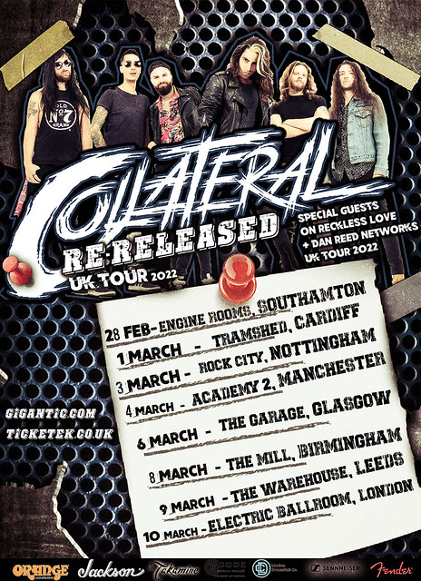 Collateral release ‘Midnight Queen’ Featuring Danny Vaughan of Tyketto