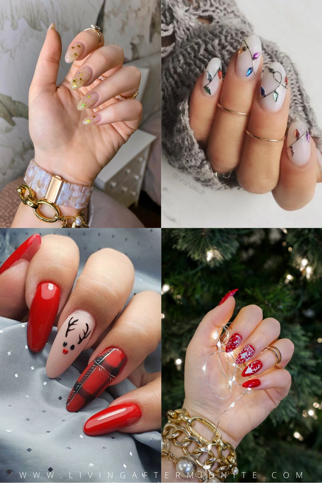 Nail Art  Christmas and Winter Holidays on Pinterest