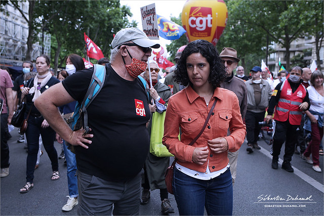 Manon Aubry | Mobilisation contre les mesures sanitaires anti-Covid → Paris le 30 juin 2020 IMG200630_020_©2020 | Fichier Flickr 1000x667Px Fichier d'impression 5610x3740Px-300dpi
