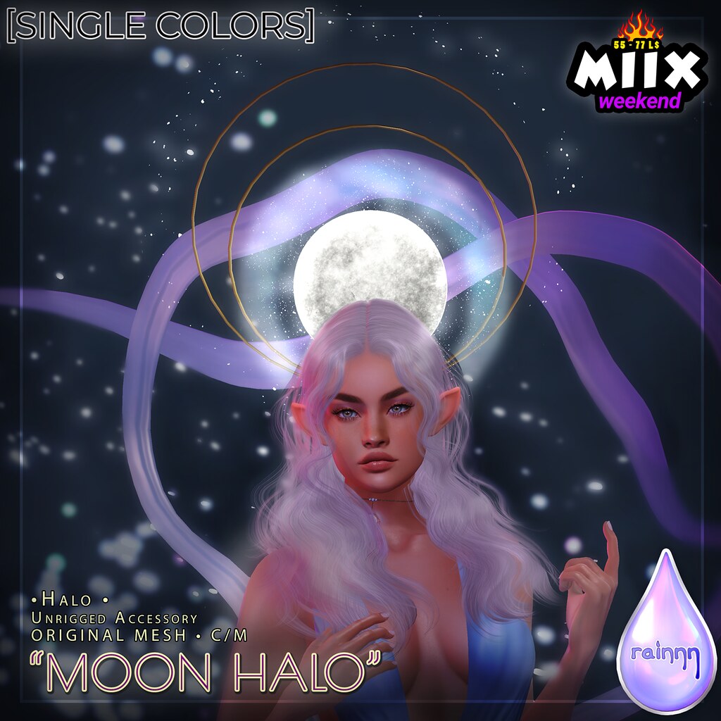 Miix Weekend: rainnn – Moon Halo – Single Colors