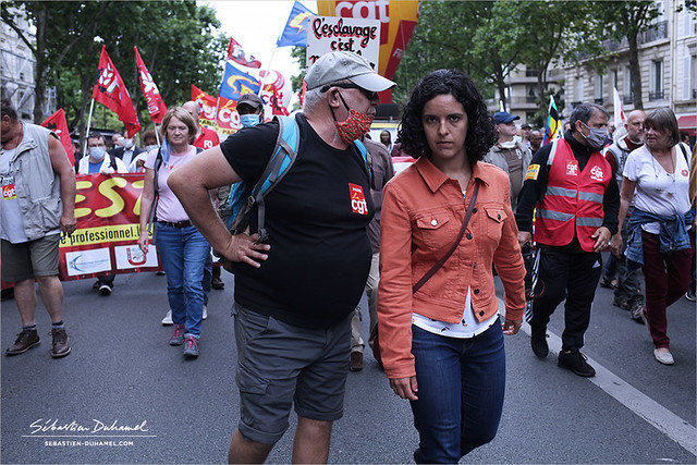 Manon Aubry | Mobilisation contre les mesures sanitaires anti-Covid → Paris le 30 juin 2020 IMG200630_019_©2020 | Fichier Flickr 1000x667Px Fichier d'impression 5610x3740Px-300dpi