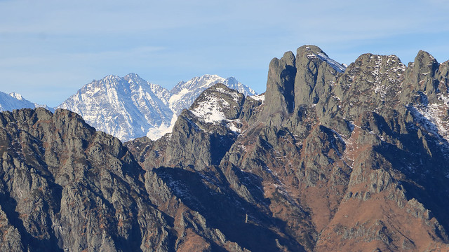 Il Monte Pedum, a destra, Parco Nazionale ValGrande