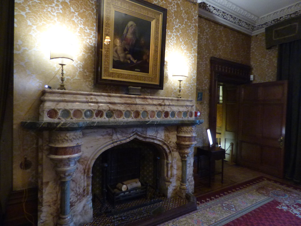 Ante Room for Sculpture at Tyntesfield House - fireplace