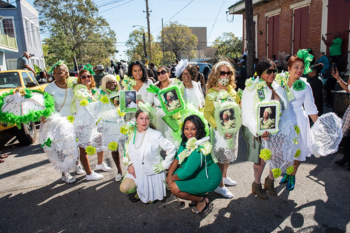 Baby Dolls at the funeral of Lois Andrews Nelson. Photos by Ryan Hodgson-Rigsbee