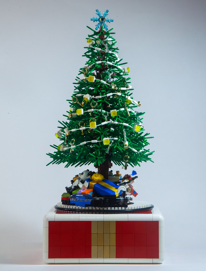 乐高电动圣诞树
