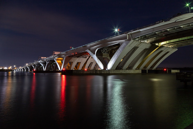 Woodrow Wilson Bridge at Night