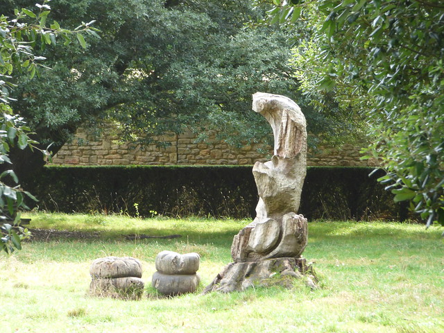 Pilar Garden and Kitchen Garden at Montacute House - sculpture