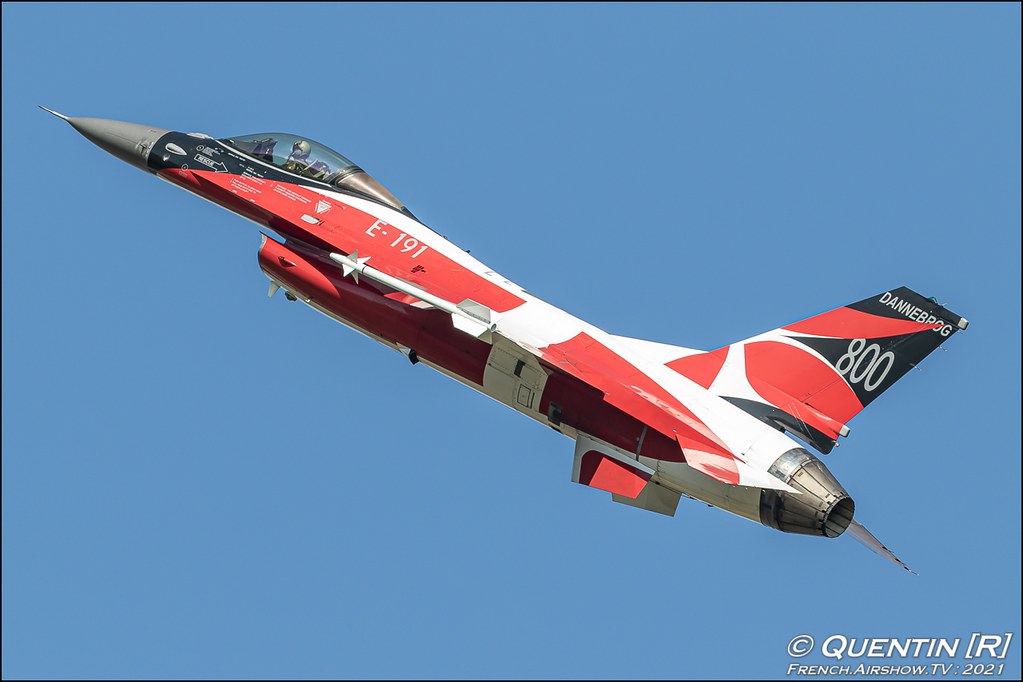 F-16 Fighting Falcon Royal Danish Air Force JPO BA-116 Luxeuil Meeting Aerien 2021