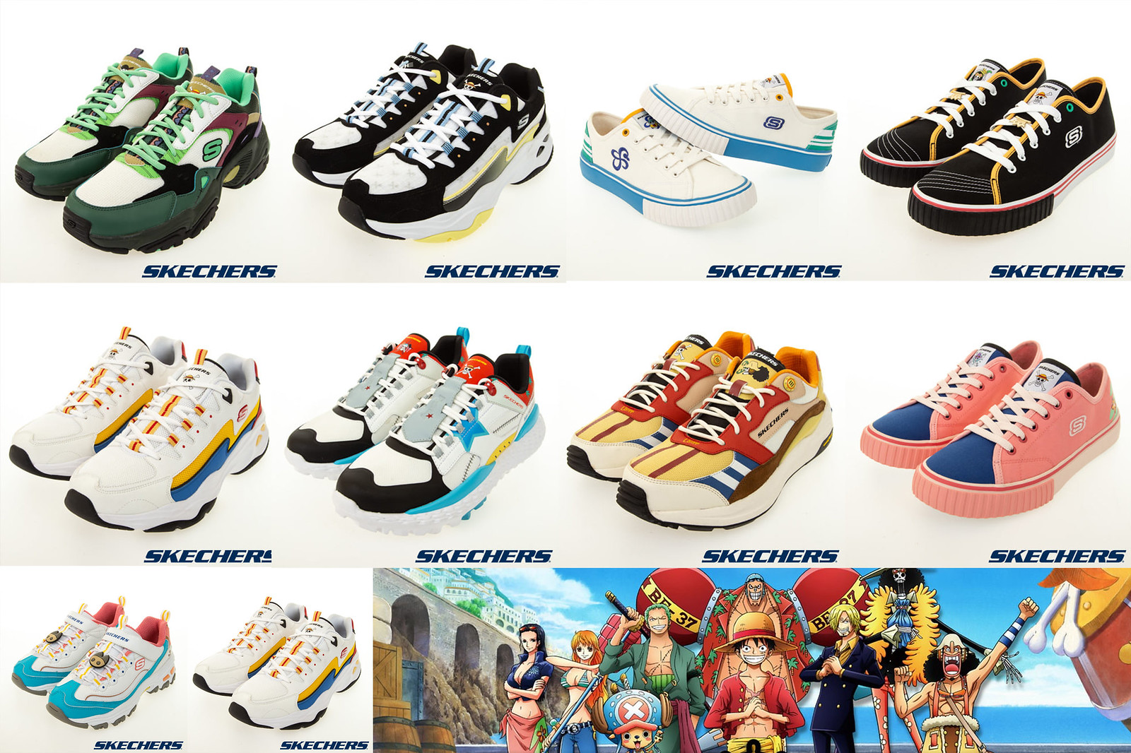 Skechers x One Piece 2021 - ngaylangthang