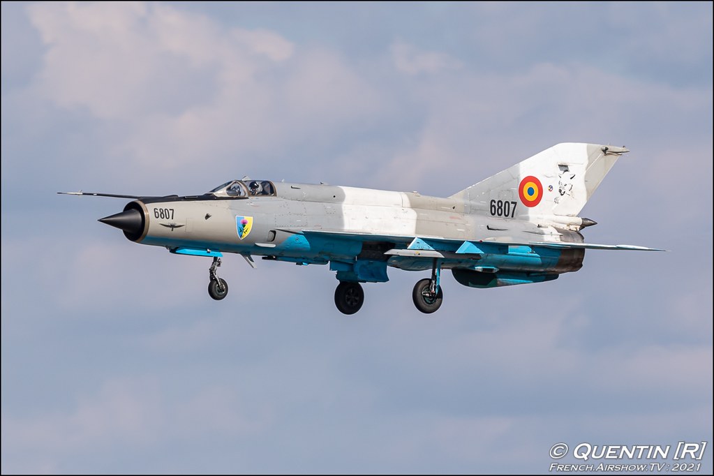 MiG-21 Lance R Force aérienne Roumaine JPO BA-116 Luxeuil Meeting Aerien 2021