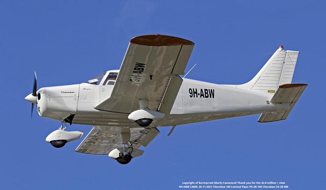 9H-ABW LMML 20-11-2021 Cherokee 160 Limited Piper PA-28-160 Cherokee CN 28-586