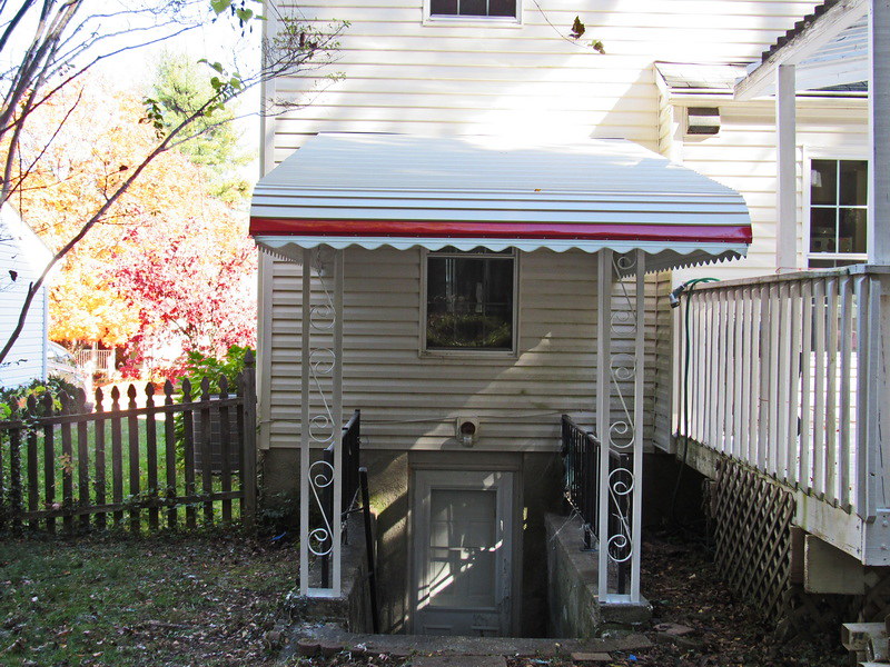 Aluminum Stairwell Cover-Hoffman Awning