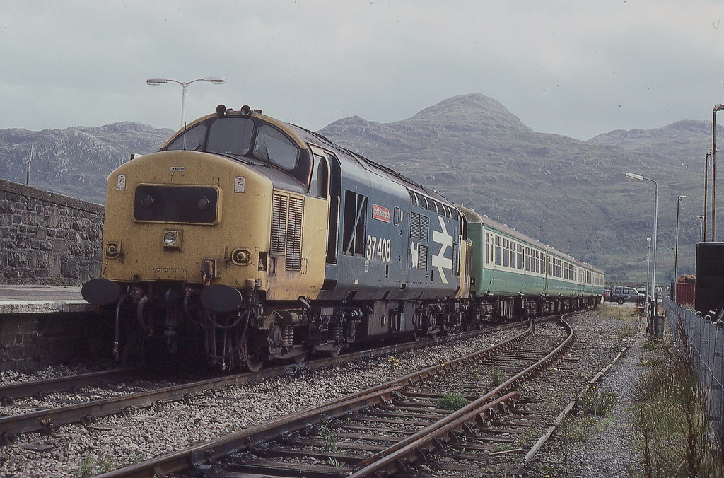 Undated 37408 'Loch Rannoch' Kyle of Lochalsh | The Isle of … | Flickr