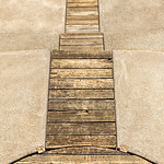 Perspective I&#039;m having fun going through my archives for interesting architecture. This staircase at Arcosanti (an experimental resident built town in Arizona) is actually shallow steps going downward. 