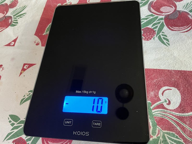 New kitchen scale
