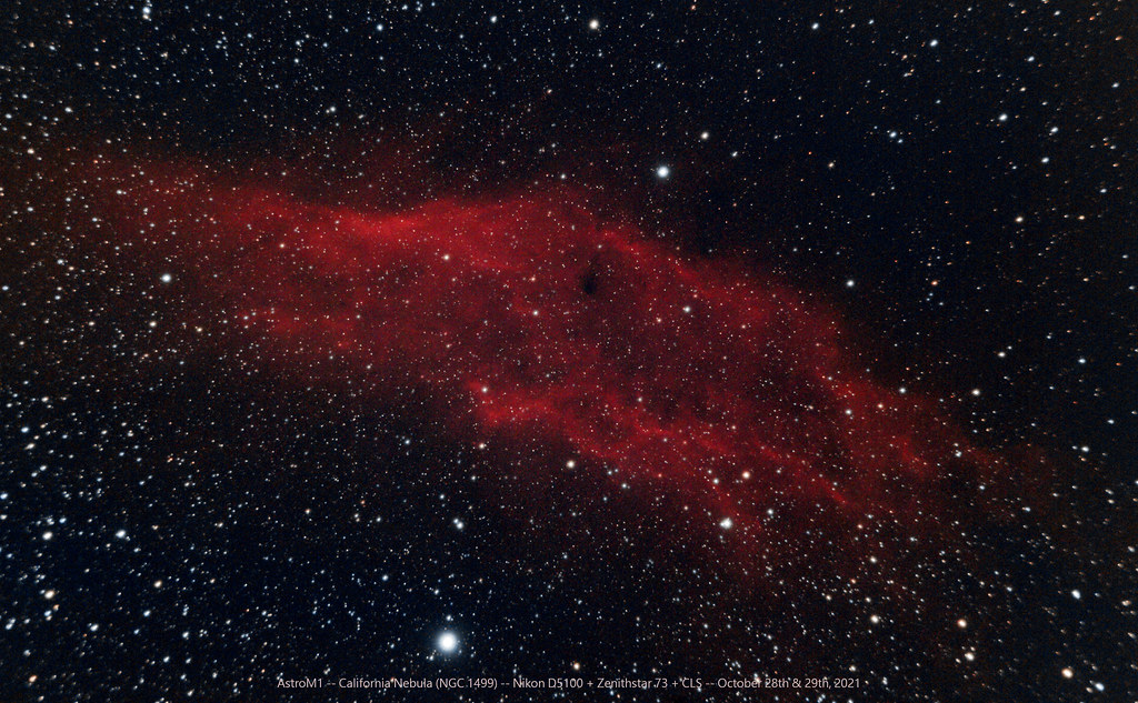 V2_California Nebula (NGC1499) Nébuleuse de la Californie