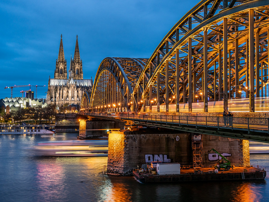 Der Klassiker - Hohenzollernbrücke und Dom