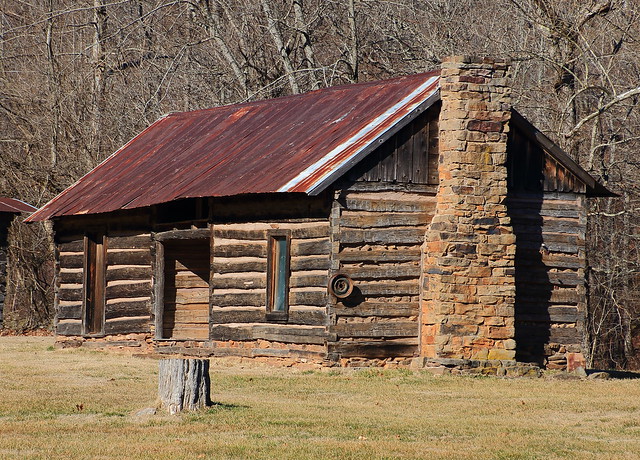 Log Structures in Booger Hollow -  NE of Compton in Newton County, Arkansas