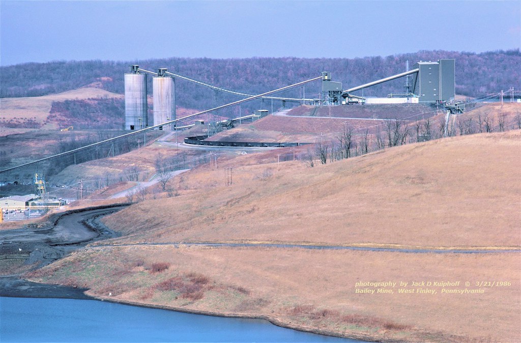 Bailey mine, West Finley, PA. 3-21-1986