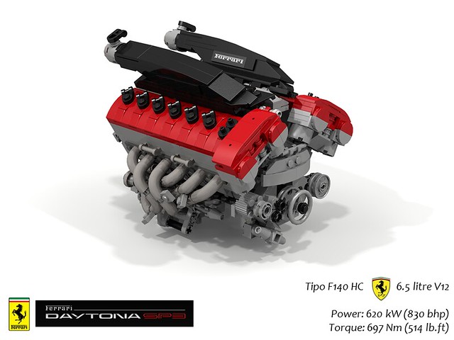 Ferrari Daytona SP3 & UCS F140HC  Engine(2021)