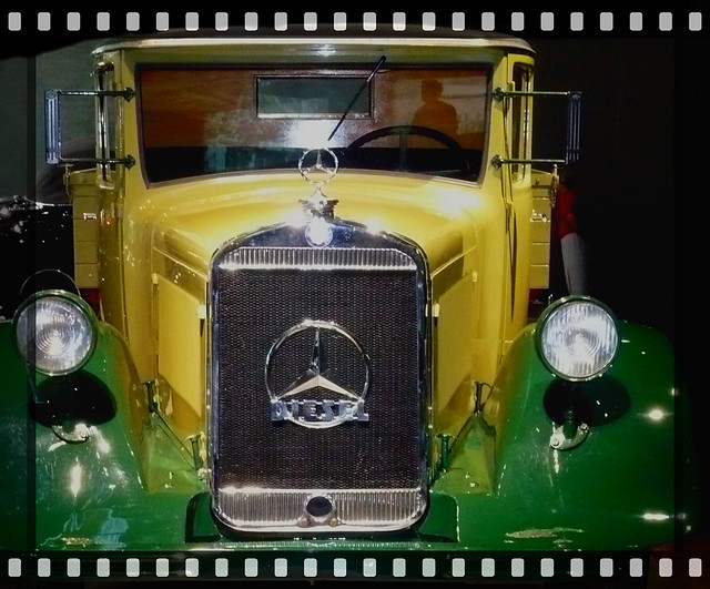 vintage truck 1932. Lo 2000 carriage truck. Germany museum Stuttgart. Mercedes-Benz.