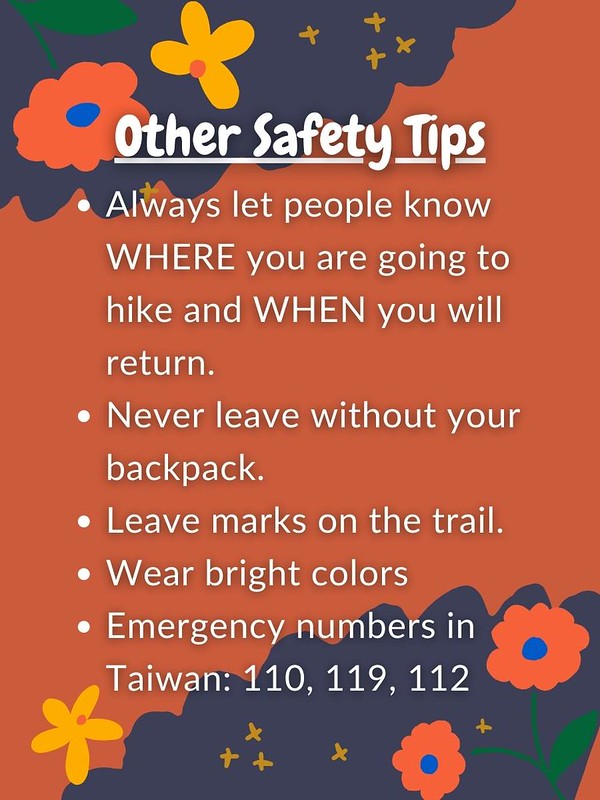 Other safety tips