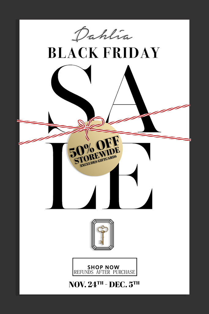 Dahlia – Black Friday 50% off Sale