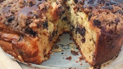 Coffee cake.. great eaten with a hot cup of coffee
