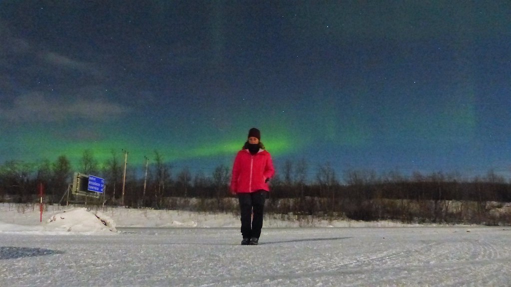 Aurora boreal en Kiruna