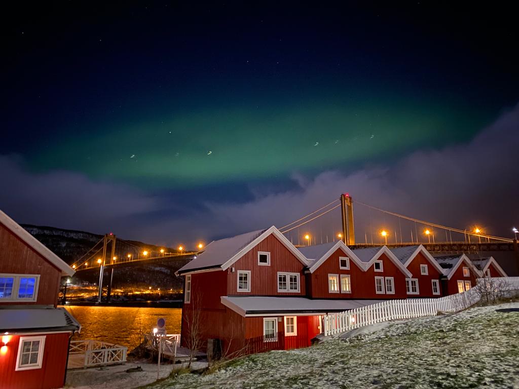 Aurora boreal en Evenes, Noruega