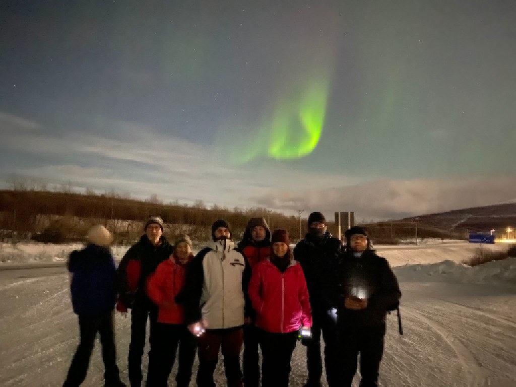 Aurora boreal en Kiruna