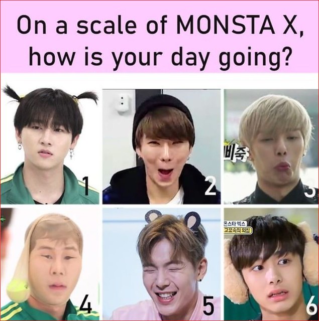 How's your day going on a scale of MonstaX?