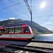 Železniční zastávka na Oberalppass (2 044 m), foto: Picasa