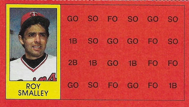 1981 Topps Scratch-Off Proof - Smalley, Roy