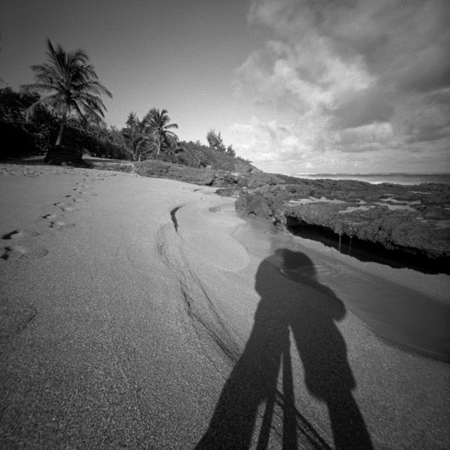 Tropical Shadow Selfie