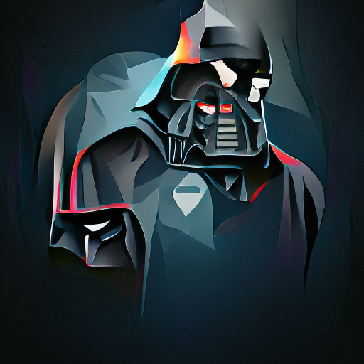 'vector art of Darth Vader' Multi-Perceptor VQGAN+CLIP v2 Text-to-Image