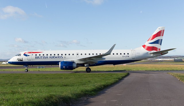 G-LCYN | British Airways Cityflyer | Embraer ERJ-190SR | Exeter Airport | Devon